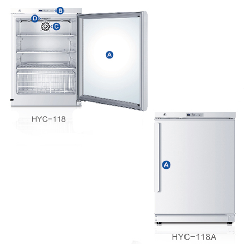 海爾2-8度醫用冷藏箱HYC-118/118A