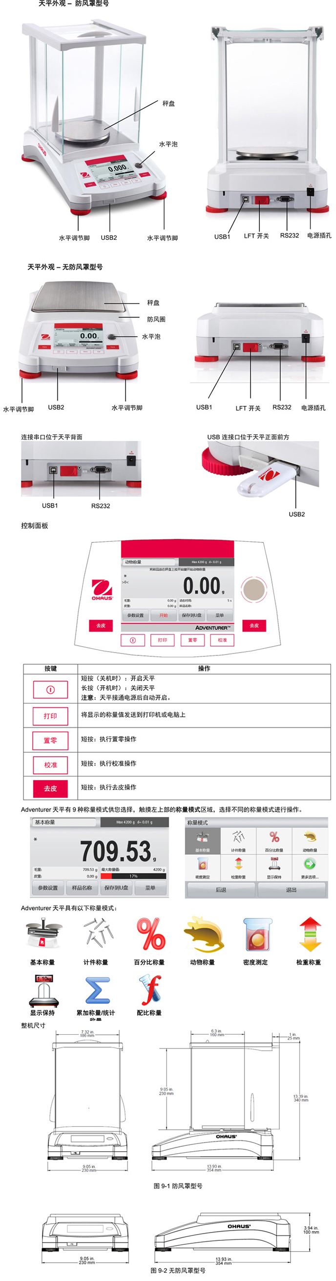 電子分析天平AX系列